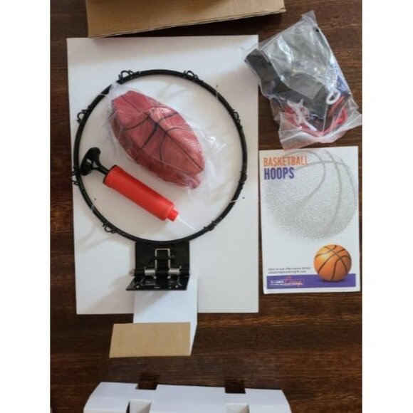 Indoor Basketball Hoop for Kids, Indoor Over The Door Mini Basketball Hoop - Picture 4 of 6
